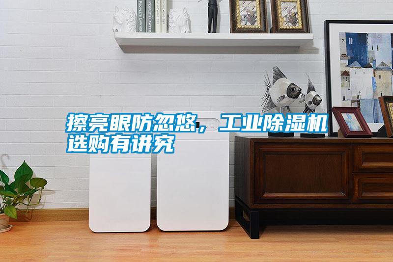擦亮眼防忽悠，工業(yè)除濕機選購有講究