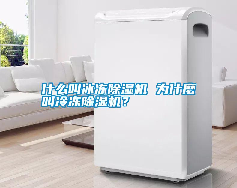 什么叫冰凍除濕機 為什麼叫冷凍除濕機？
