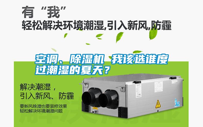 空調、除濕機 我該選誰度過潮濕的夏天？