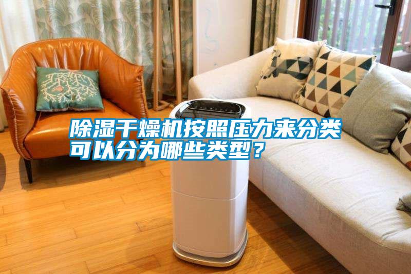 除濕干燥機(jī)按照壓力來分類可以分為哪些類型？