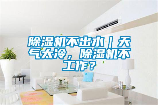 除濕機不出水｜天氣太冷，除濕機不工作？