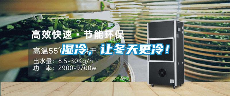 濕冷，讓冬天更冷！