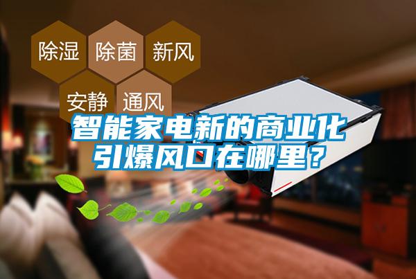 智能家電新的商業化引爆風口在哪里？