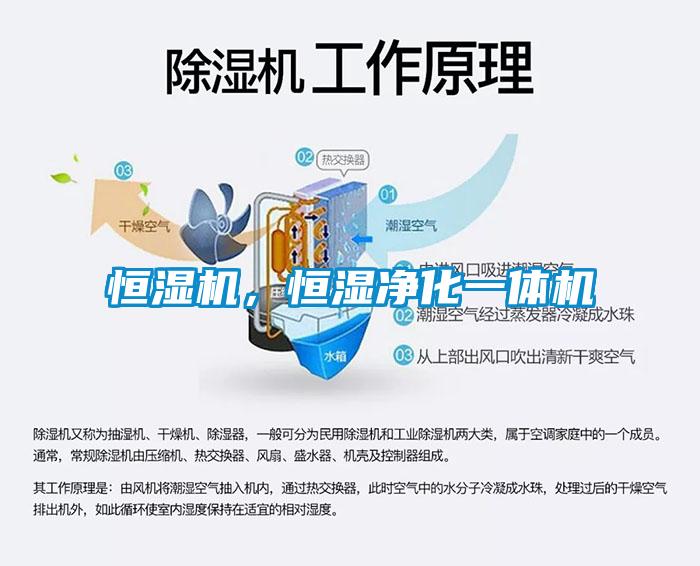 恒濕機，恒濕凈化一體機
