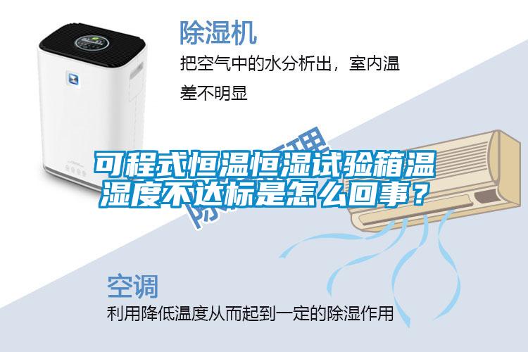 可程式恒溫恒濕試驗箱溫濕度不達(dá)標(biāo)是怎么回事？