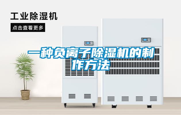 一種負(fù)離子除濕機的制作方法