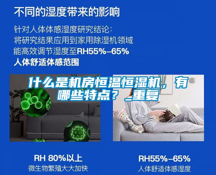 什么是機房恒溫恒濕機，有哪些特點？_重復