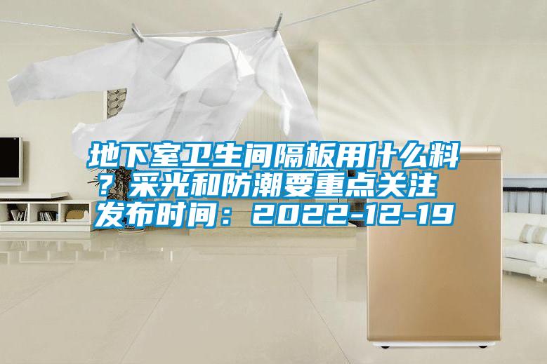 地下室衛(wèi)生間隔板用什么料？采光和防潮要重點(diǎn)關(guān)注 發(fā)布時(shí)間：2022-12-19