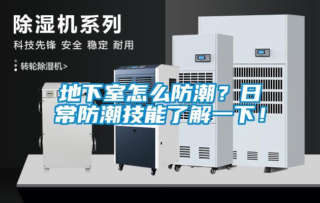 地下室怎么防潮？日常防潮技能了解一下！