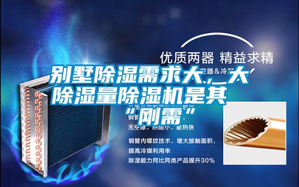 別墅除濕需求大，大除濕量除濕機是其“剛需”