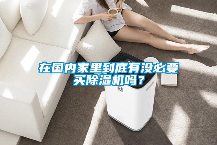 在國內家里到底有沒必要買除濕機嗎？