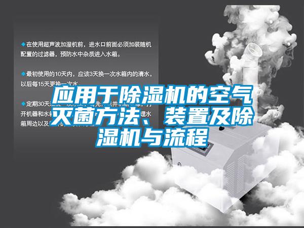 應(yīng)用于除濕機的空氣滅菌方法、裝置及除濕機與流程