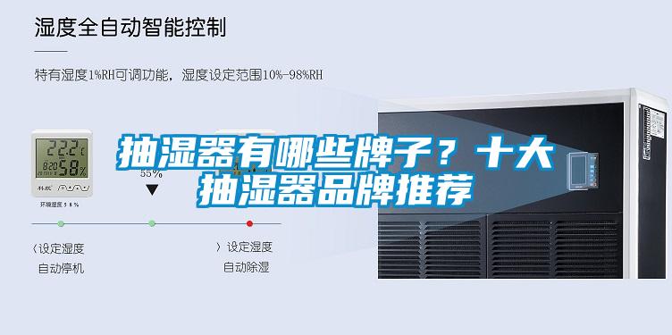 抽濕器有哪些牌子？十大抽濕器品牌推薦