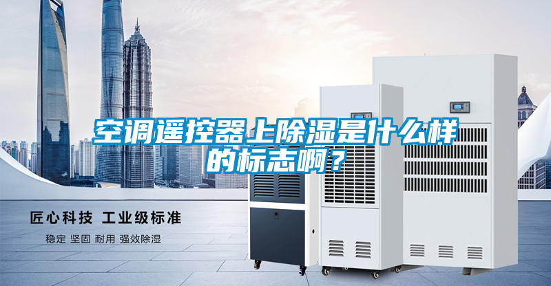 空調遙控器上除濕是什么樣的標志??？