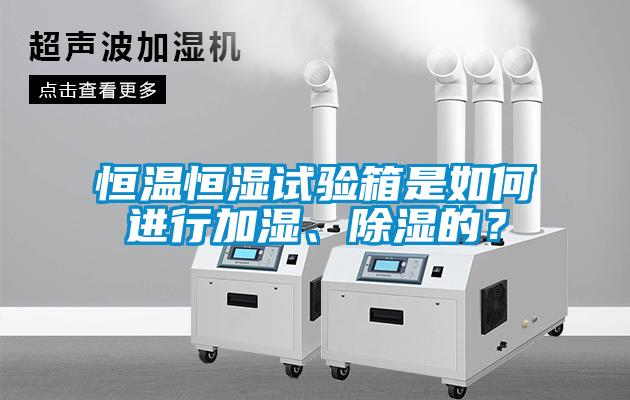 恒溫恒濕試驗箱是如何進行加濕、除濕的？