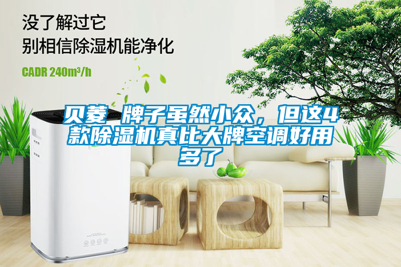 貝菱 牌子雖然小眾，但這4款除濕機真比大牌空調好用多了