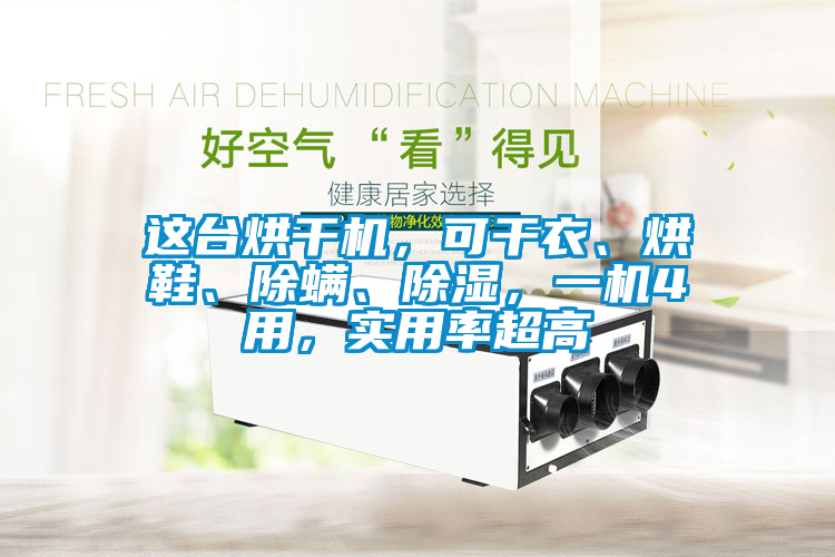 這臺烘干機，可干衣、烘鞋、除螨、除濕，一機4用，實用率超高