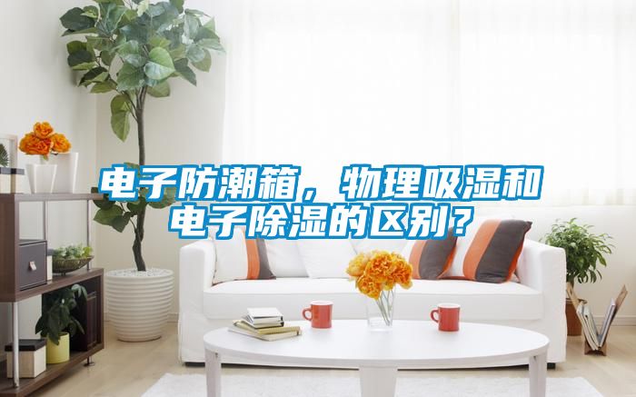 電子防潮箱，物理吸濕和電子除濕的區別？