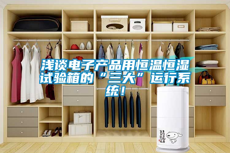 淺談電子產品用恒溫恒濕試驗箱的“三大”運行系統！