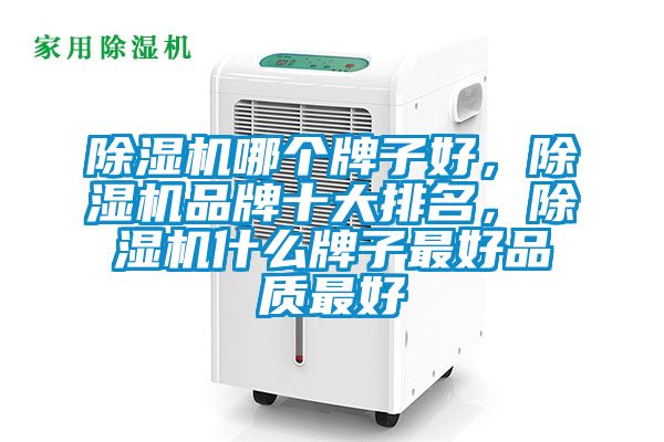 除濕機(jī)哪個(gè)牌子好，除濕機(jī)品牌十大排名，除濕機(jī)什么牌子最好品質(zhì)最好
