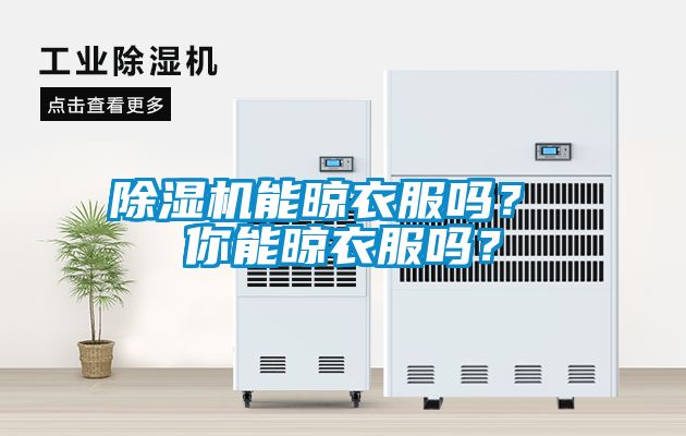 除濕機(jī)能晾衣服嗎？ 你能晾衣服嗎？