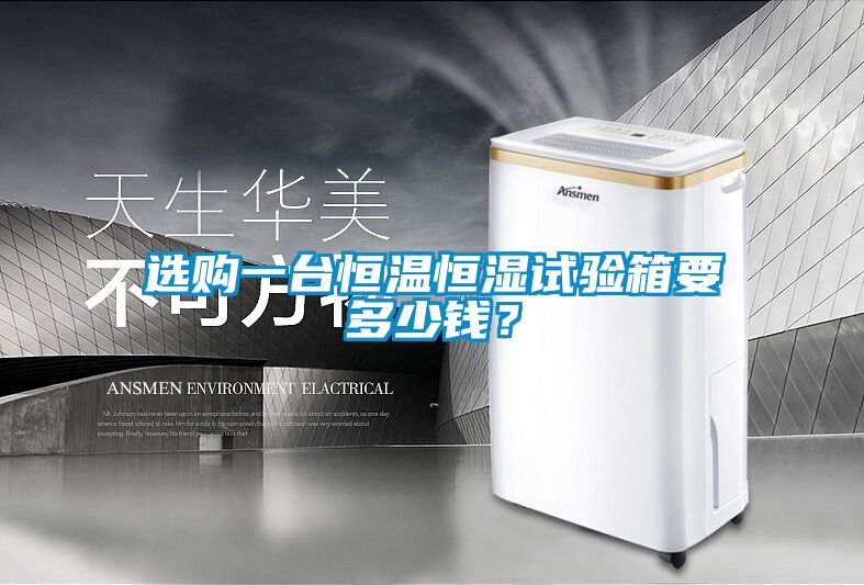 選購一臺恒溫恒濕試驗(yàn)箱要多少錢？