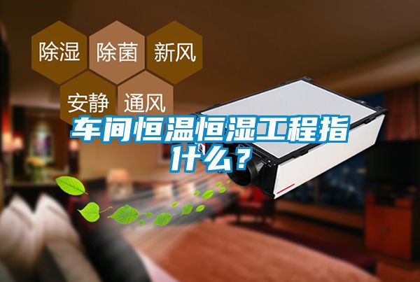 車間恒溫恒濕工程指什么？