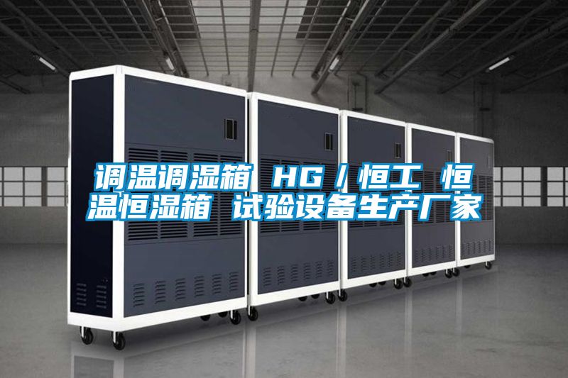 調溫調濕箱 HG／恒工 恒溫恒濕箱 試驗設備生產(chǎn)廠家